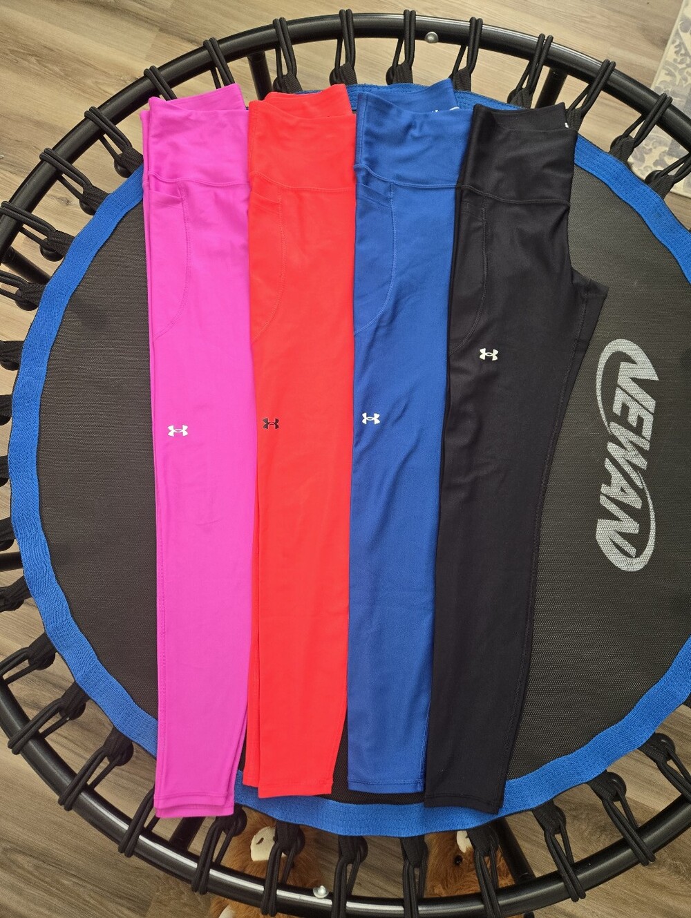 Under Armour Womens Four Conpression Leggings - Hot Pink, Red, Royal Blue, Black